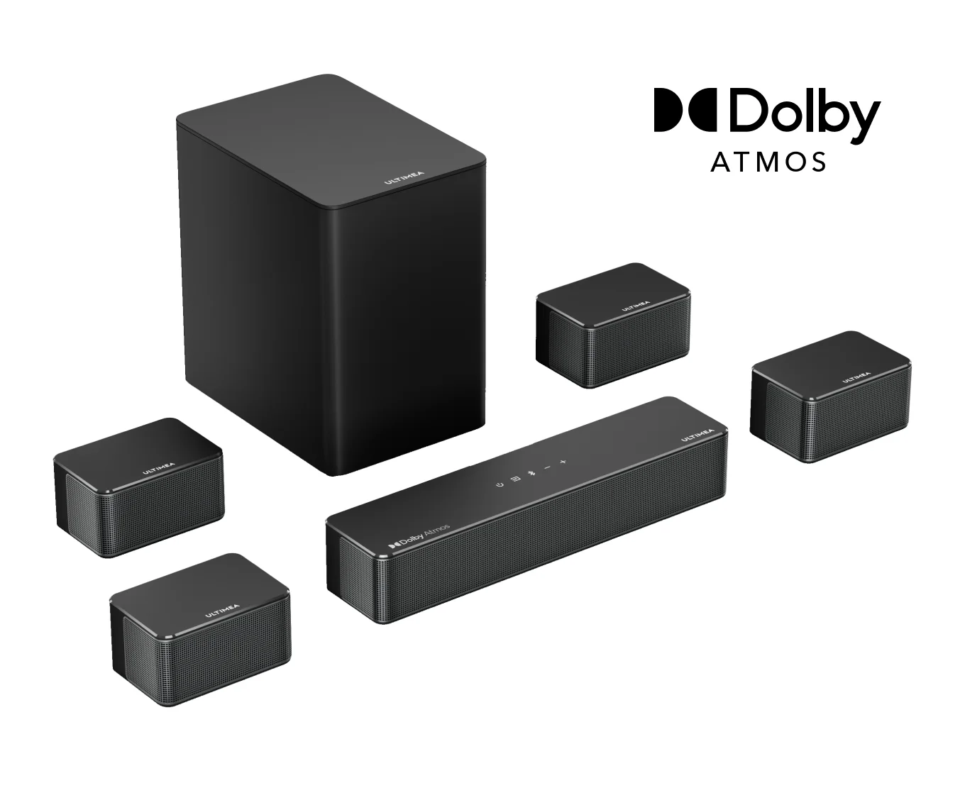 Poseidon D80 Boom Dolby Atmos Soundbar + Free Gift