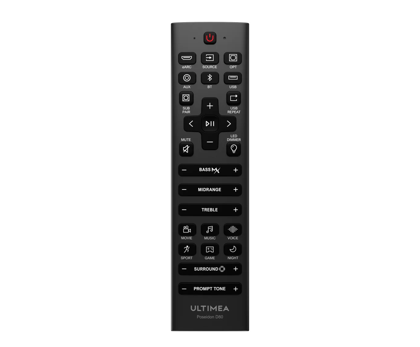 Poseidon D80 Boom Dolby Atmos Soundbar + Free Gift