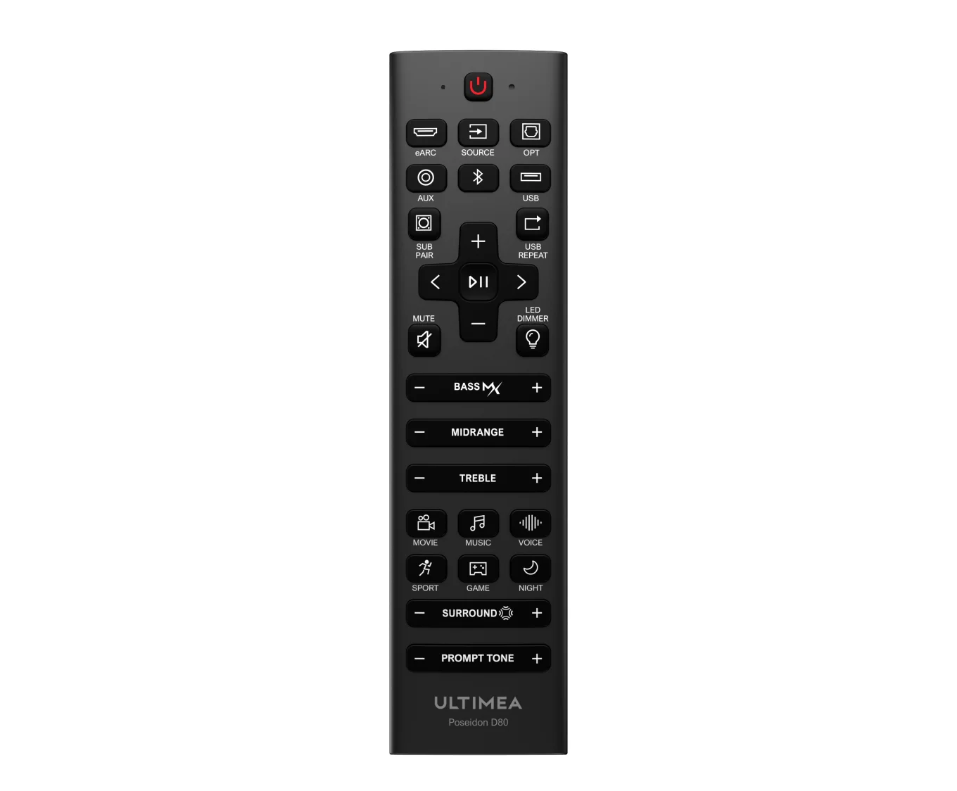 Poseidon D80 Dolby Atmos Soundbar + Free Gift