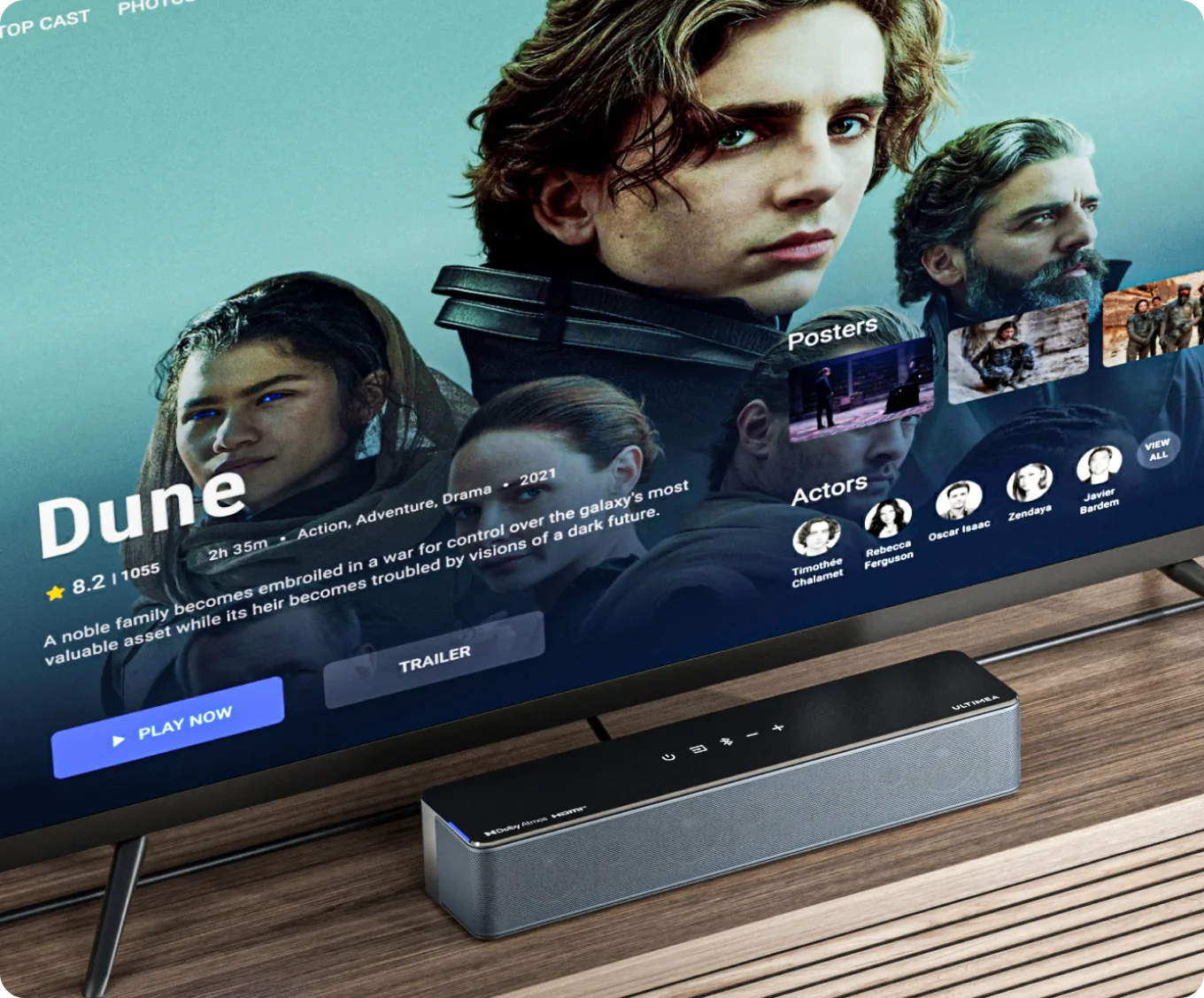 Poseidon D80 Boom 7.1 Soundbar