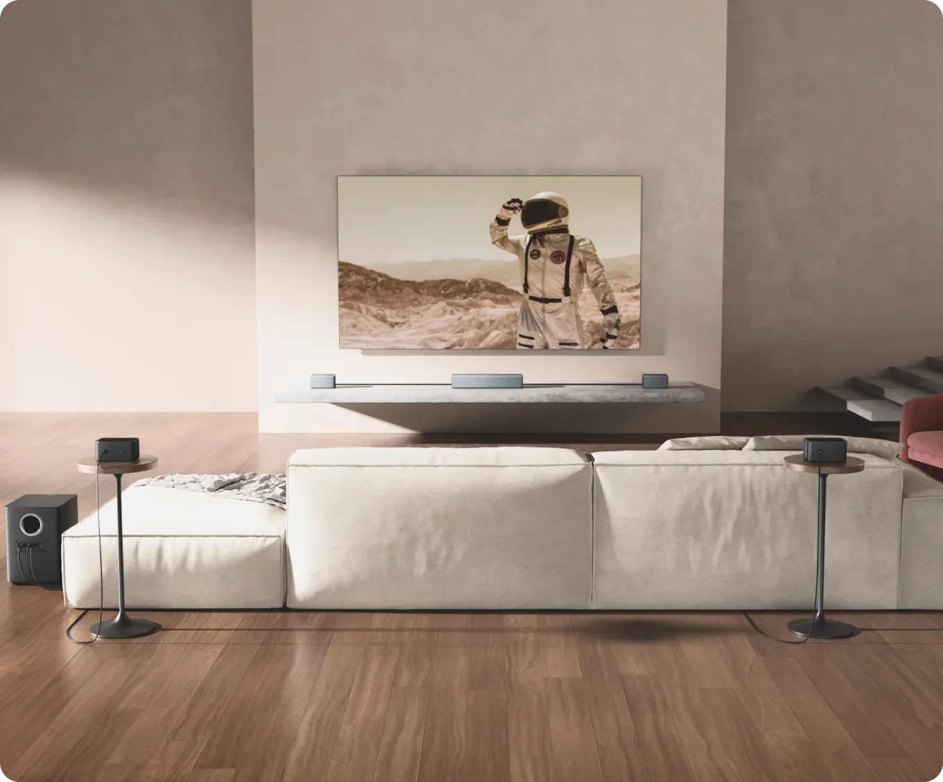 Poseidon D80 Boom Dolby Atmos Soundbar + Free Gift