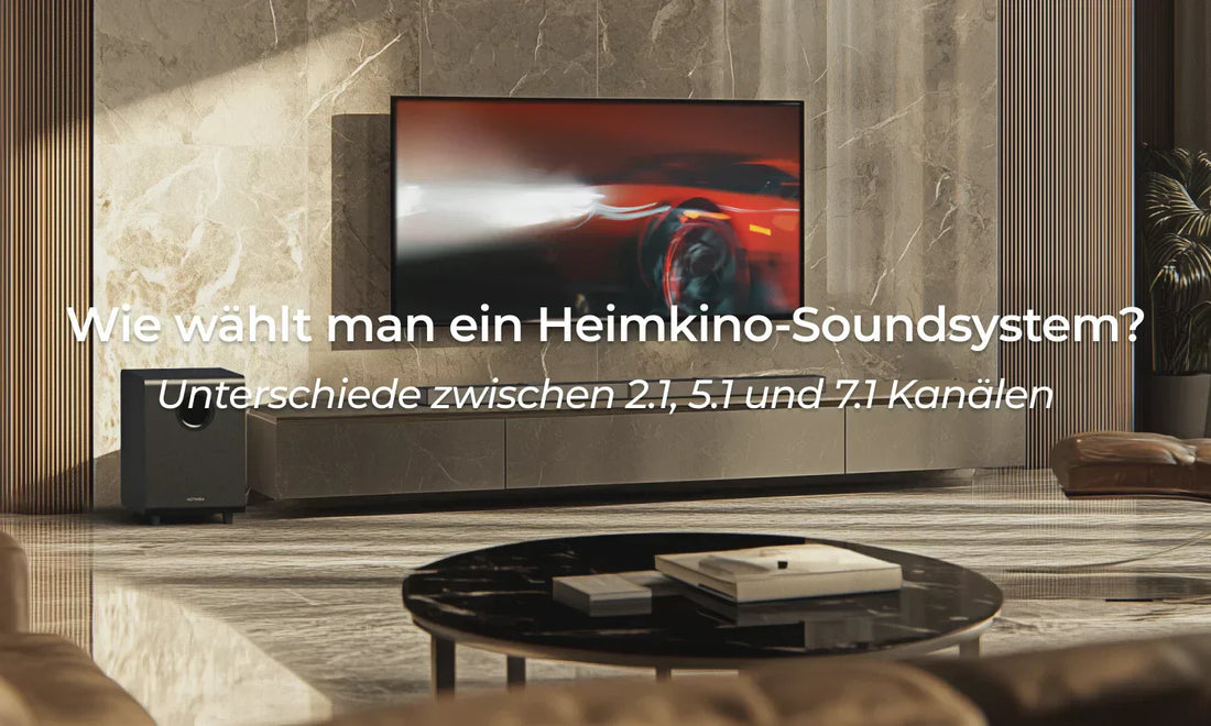 Wie wählt man ein Heimkino-Soundsystem? Unterschiede zwischen 2.1, 5.1 und 7.1 Kanälen
