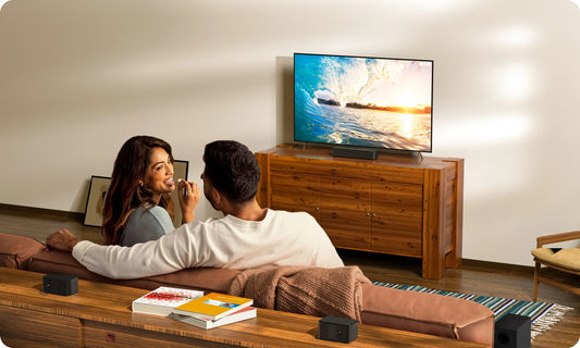 Immersief geluid in een kleine woonkamer