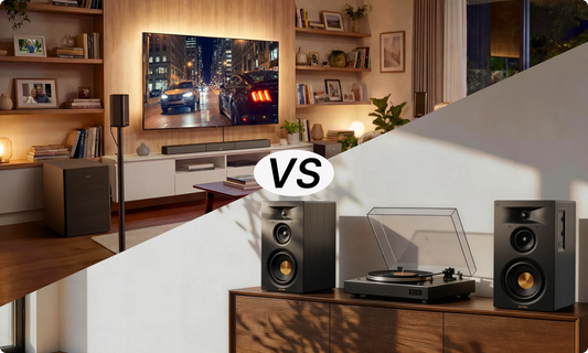 Soundbar vs. Regallautsprecher: Was passt zu Ihnen?