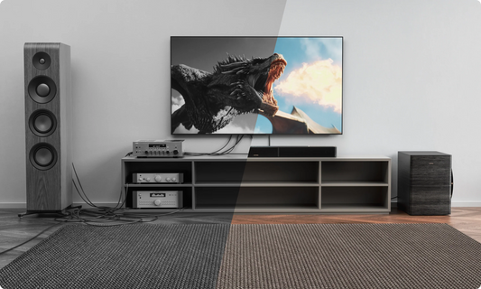 Heimkino oder Soundbar: Was ist das Richtige für Ihr Wohnzimmer?