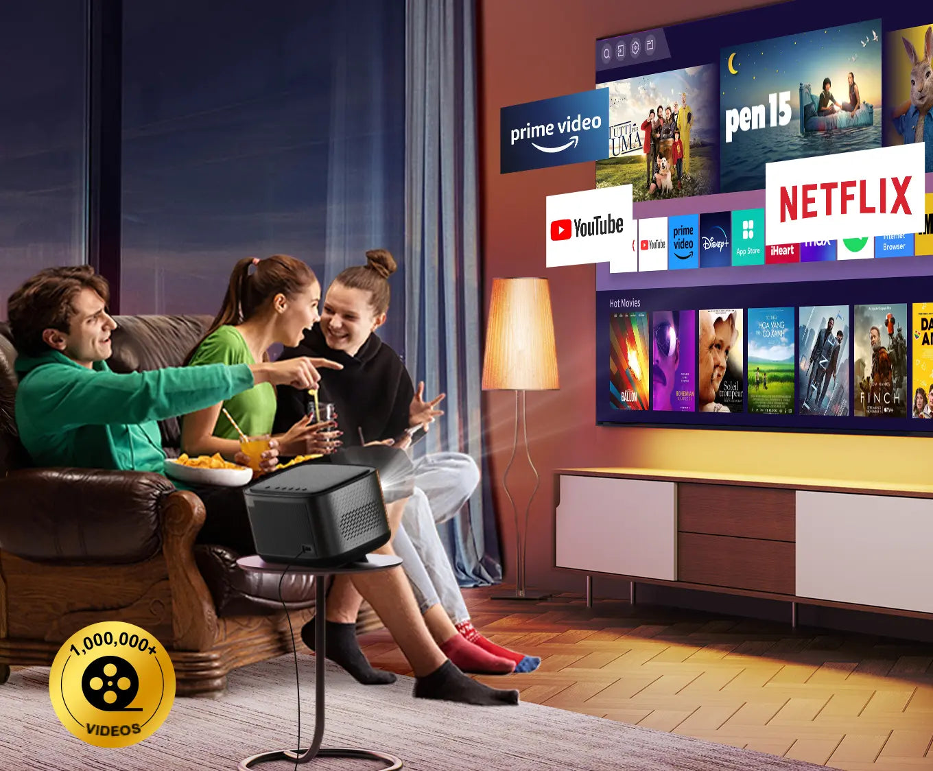 Apollo P50 Projector + Free Gift