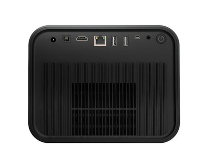 High-brightness home theater projector with 1800 ANSI Lumens and immersive sound