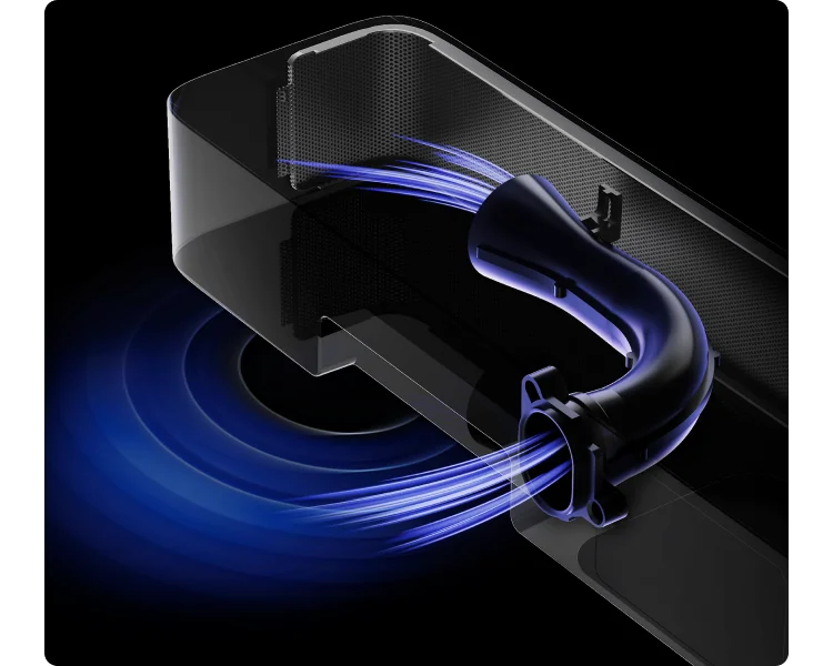 Side-Firing Bass Port