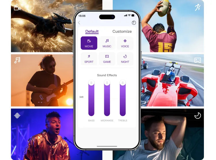 6 Preset Sound Modes