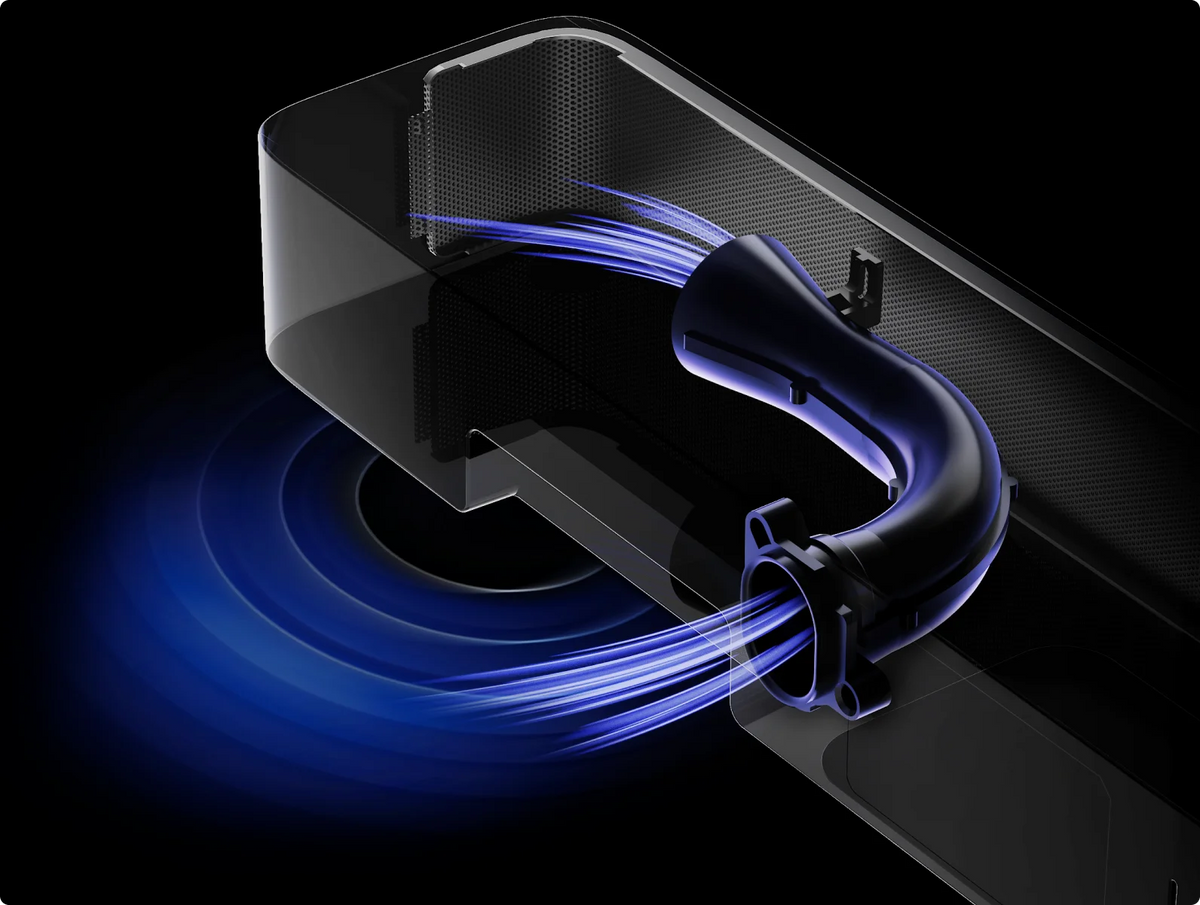 Side-Firing Bass Port